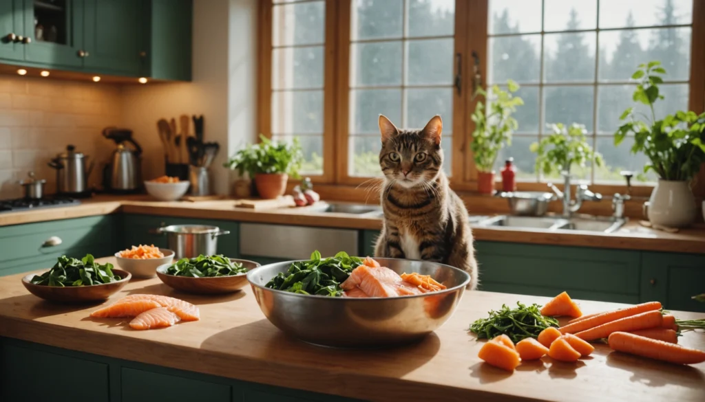 Nourriture naturelle pour chats