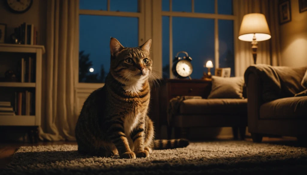 Pourquoi mon chat miaule la nuit