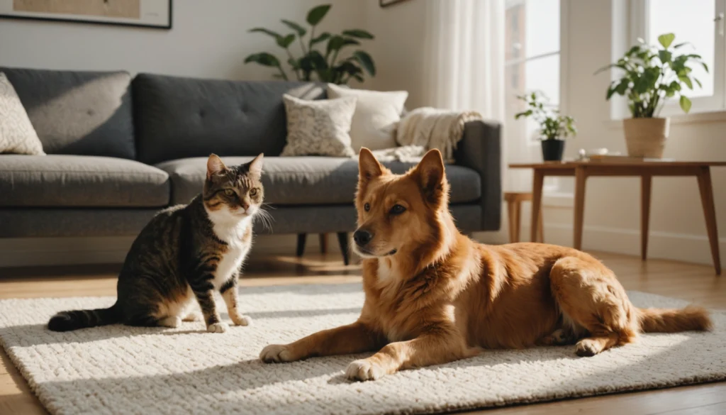 cohabitation chat et chien