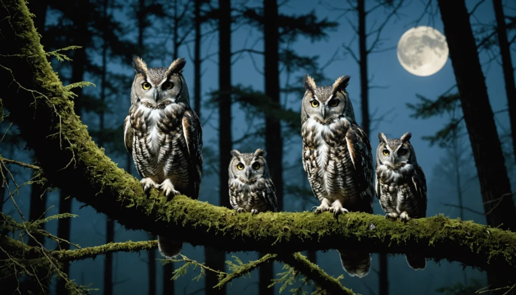 famille des hiboux